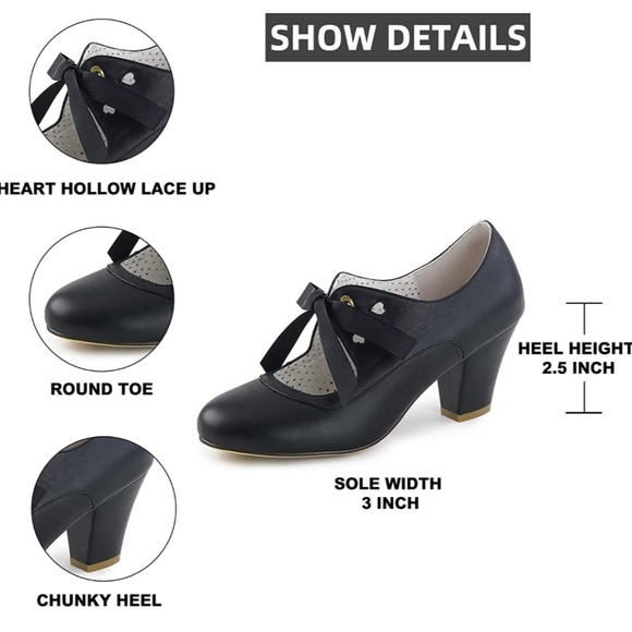 Cute heel with lace up ribbon - Picture 6 of 6